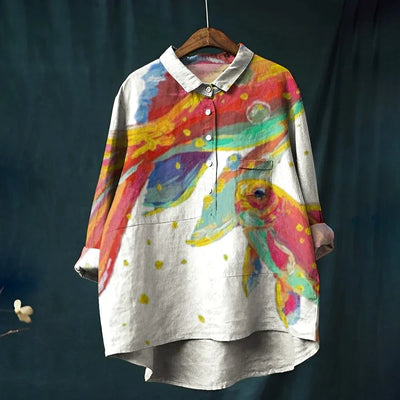 Nia | Watercolor Reef Shirt