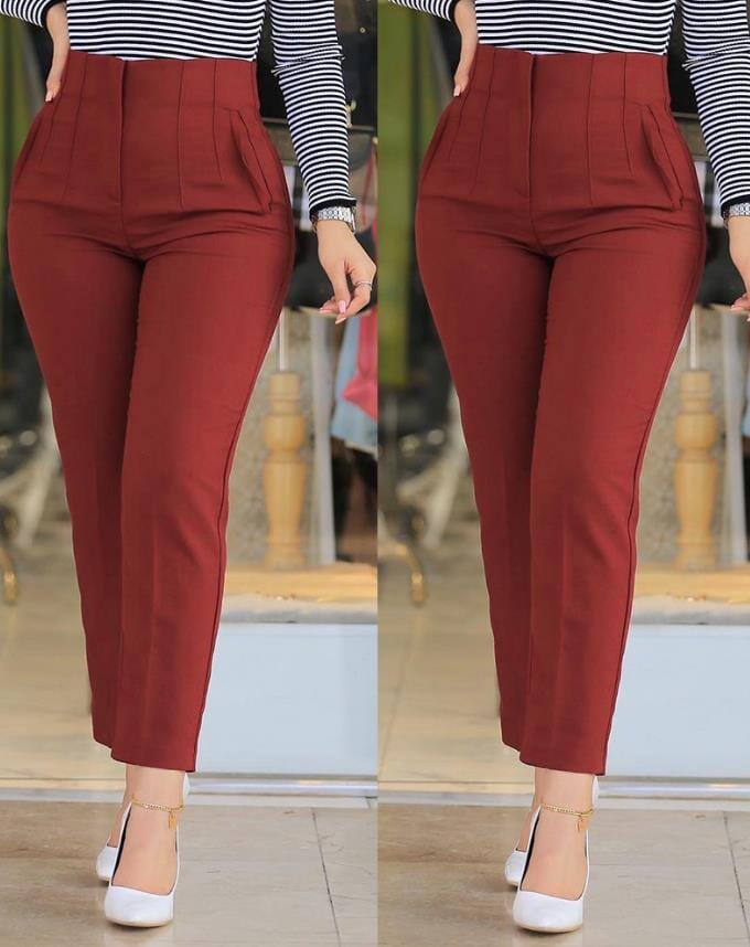 Myrne Casual Trousers High Waist