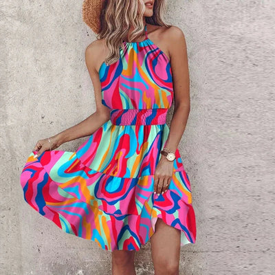 Angela Chic Halter Dress