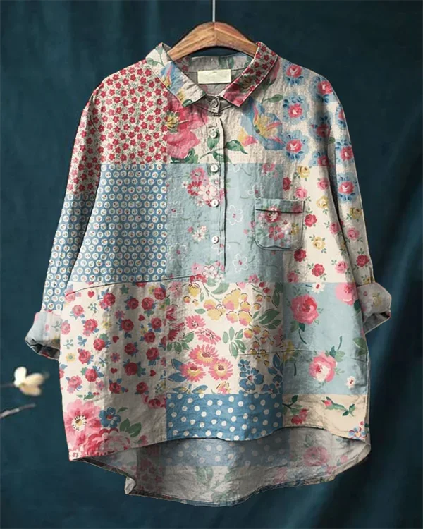 Clara | Patchwork Shirt