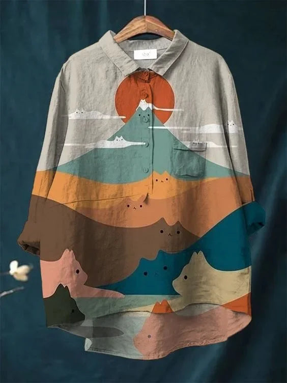 Mira | Mountain Cats Shirt