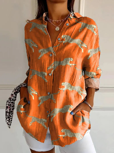 Sophie | Printed Three Quarter Sleeve Shirt