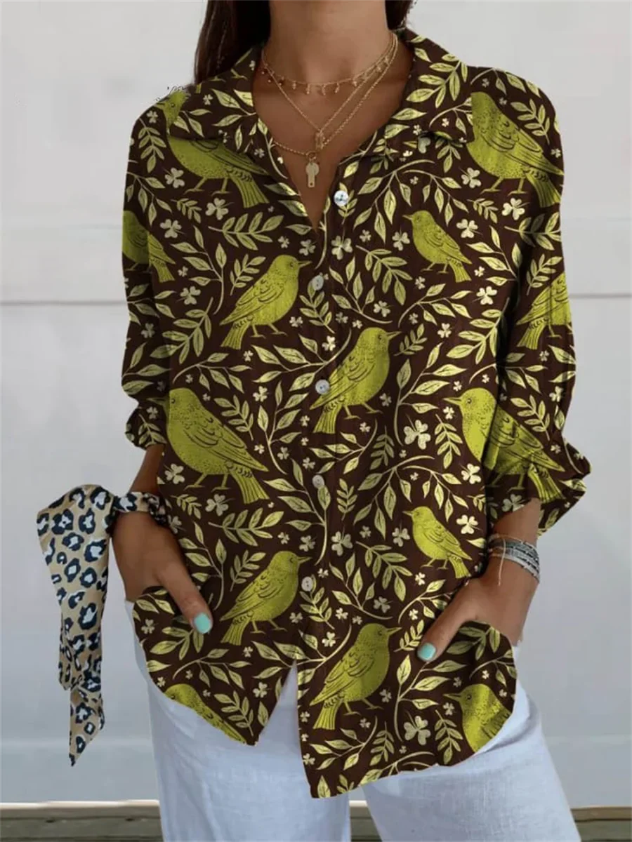 Sophie | Printed Three Quarter Sleeve Shirt