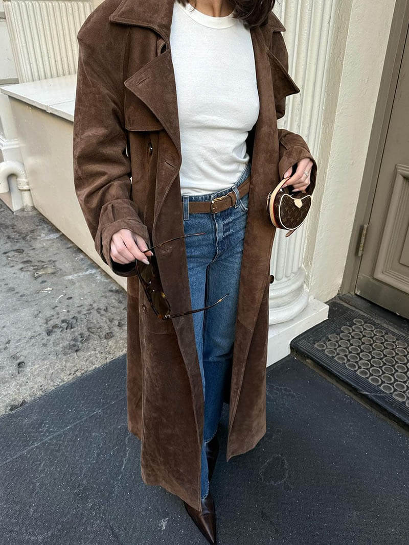 Molly - Faux Suede Jacket