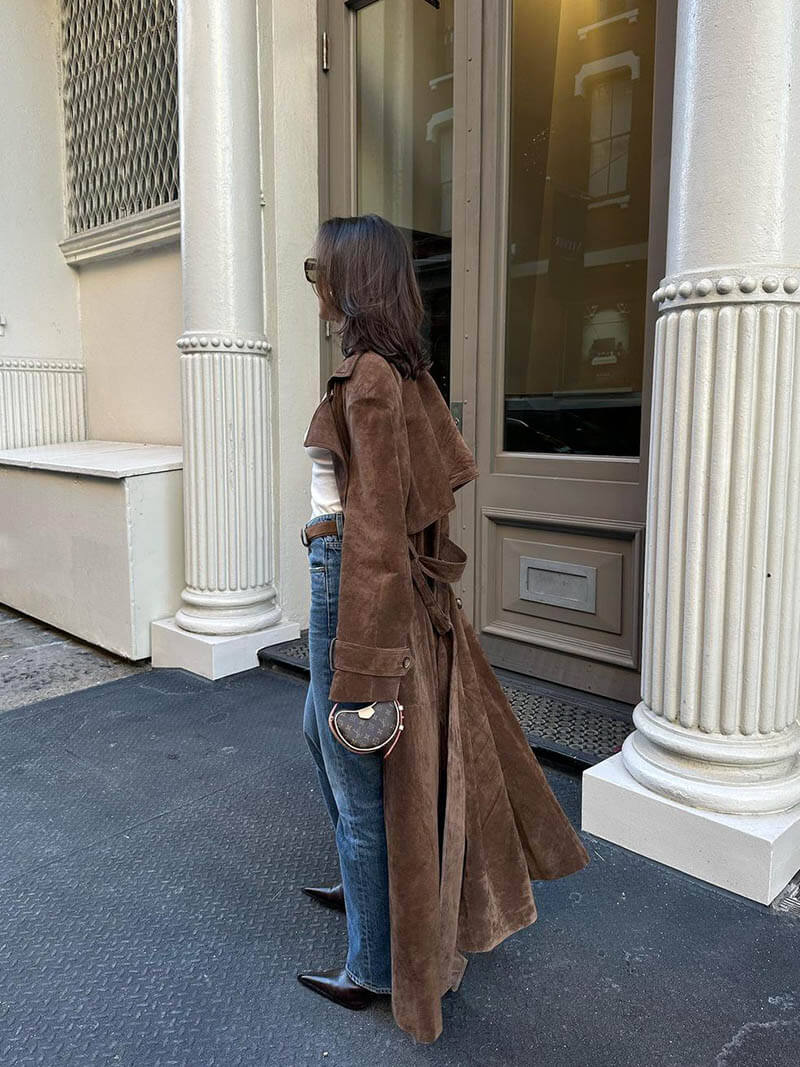 Molly - Faux Suede Jacket