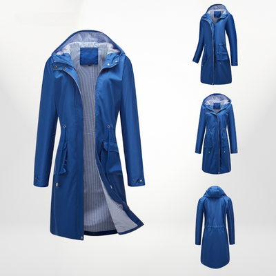 Lizaya | Elegant Trenchcoat Drawstrings