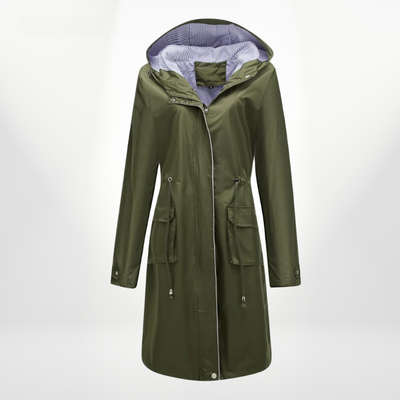 Lizaya | Elegant Trenchcoat Drawstrings