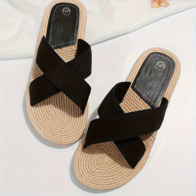 Alexa Comfortable Sandals with Solid Color