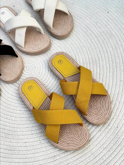 Alexa Comfortable Sandals with Solid Color