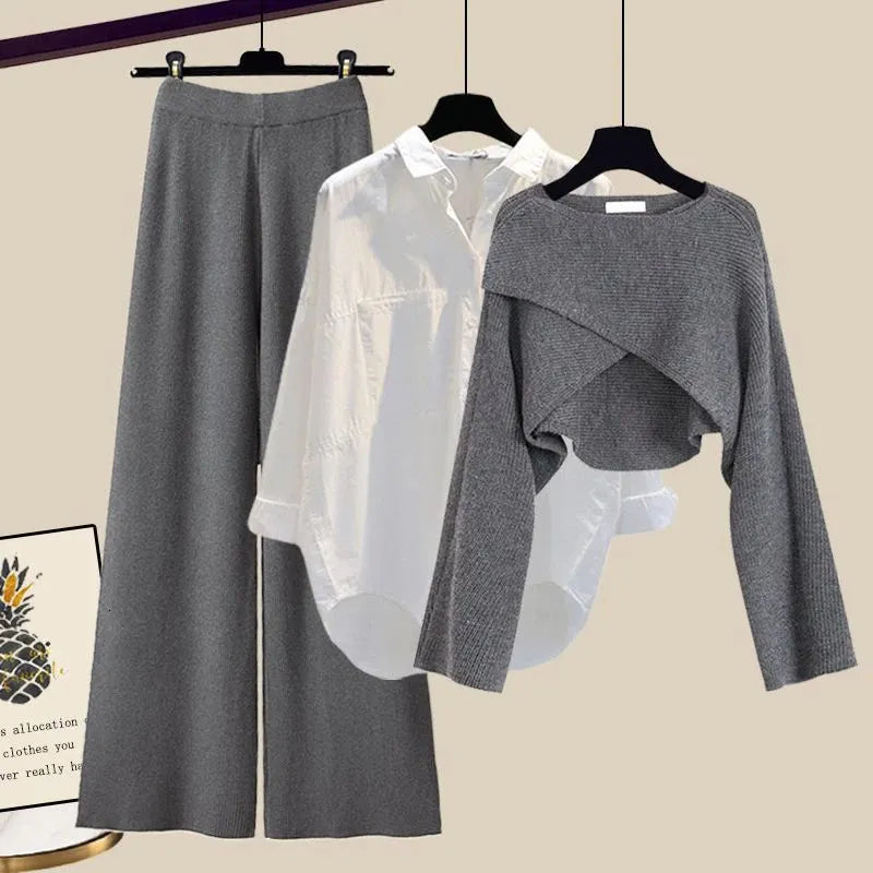Tina Comfortable Three-Piece Long Sleeve Set