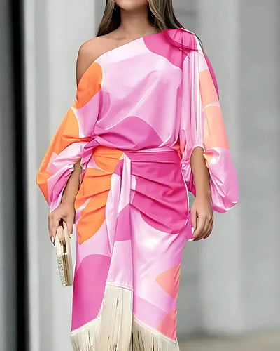 Selia Elegant Off-Shoulder Dress