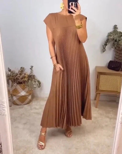 Lara Pleated Dress