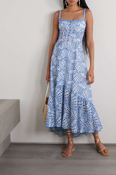 Dolly Lace Midi Bustier Dress