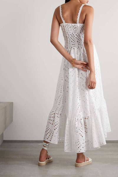 Dolly Lace Midi Bustier Dress