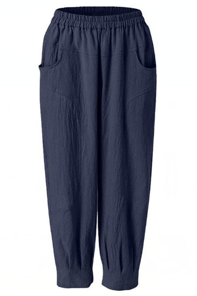 Carline™ - Casual Harem Pants with Side Pockets