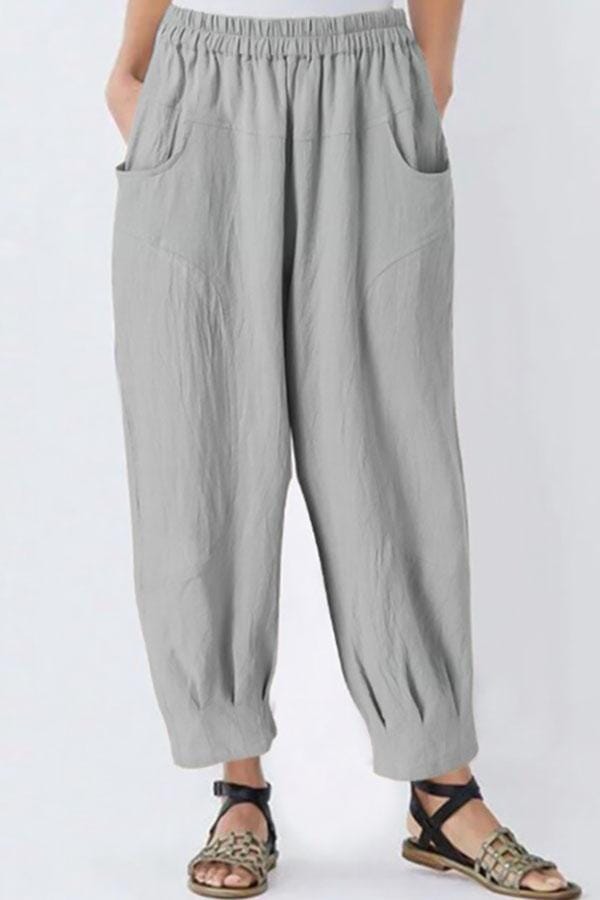 Carline™ - Casual Harem Pants with Side Pockets