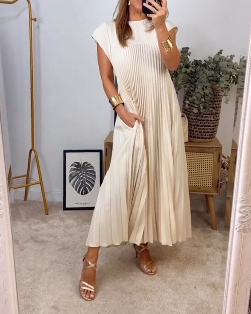 Lara Pleated Dress