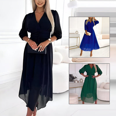 Farrah Light Silk Chiffon Dress