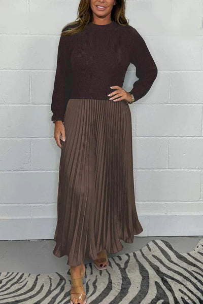 Claire - Elegant 2-in-1 Sweater Dress
