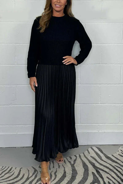 Claire - Elegant 2-in-1 Sweater Dress
