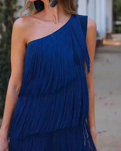 Chloe Chic Dress with Fringes