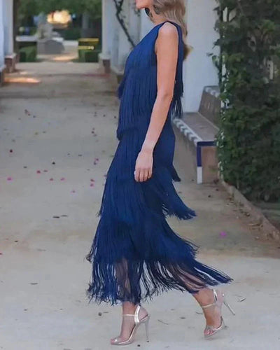Chloe Chic Dress with Fringes