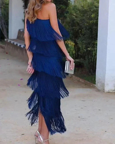 Chloe Chic Dress with Fringes
