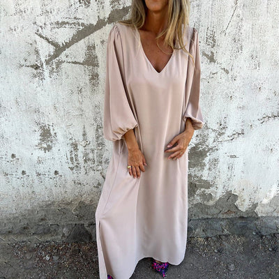 Pearl | Long Boho Dress with Pockets