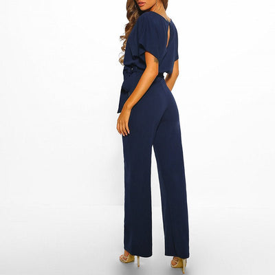 Melika Tie-Belt Jumpsuit