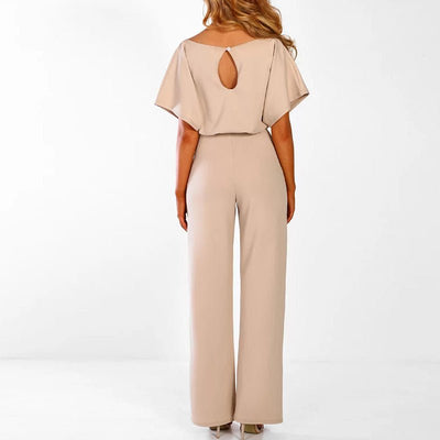 Melika Tie-Belt Jumpsuit