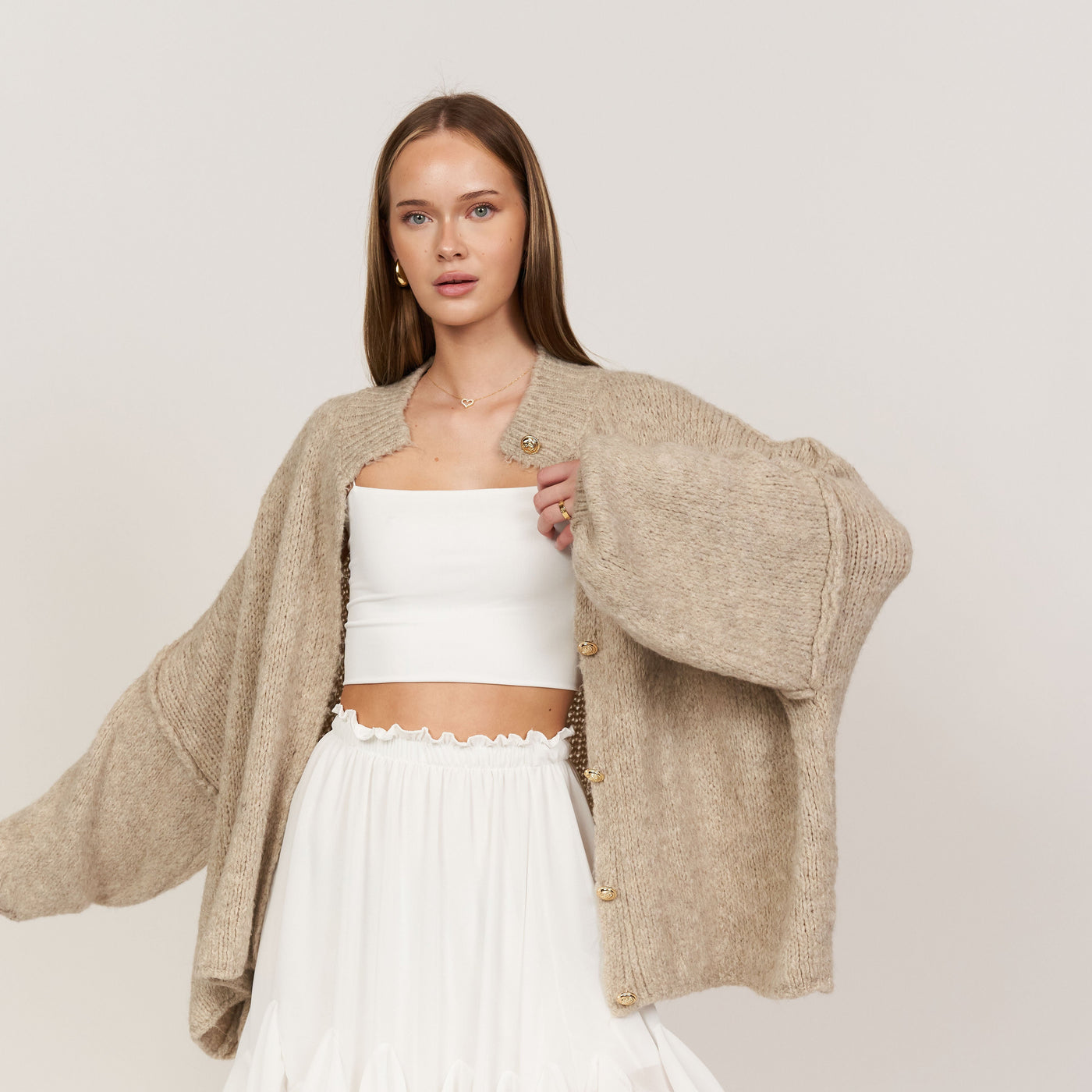 Jess - Knitted Cardigan