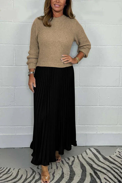 Claire - Elegant 2-in-1 Sweater Dress