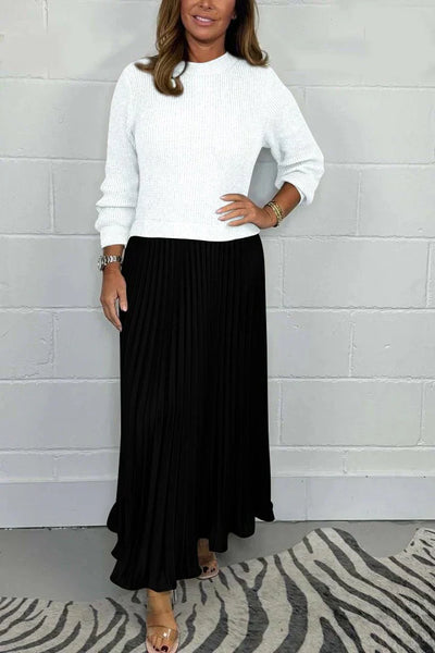 Claire - Elegant 2-in-1 Sweater Dress