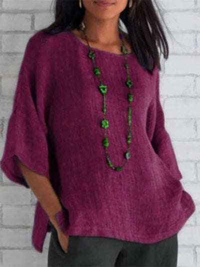 Crewneck | Cotton Shirt Top