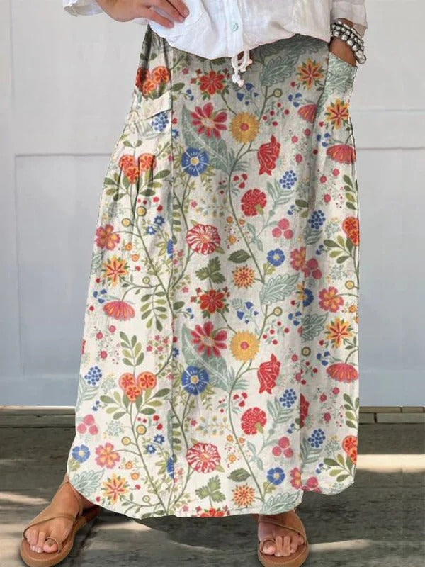 Pastoral Floral Art Print Shirt