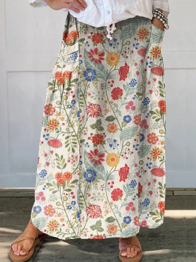 Pastoral Floral Art Print Shirt