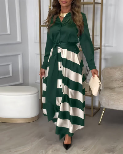 Georgette Elegant Maxi Dress