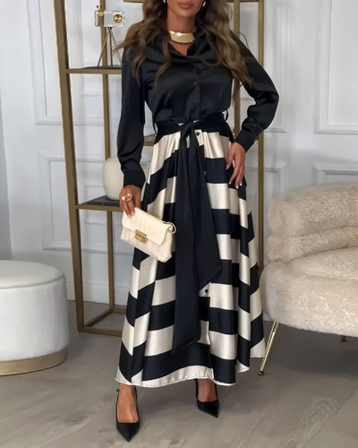 Georgette Elegant Maxi Dress