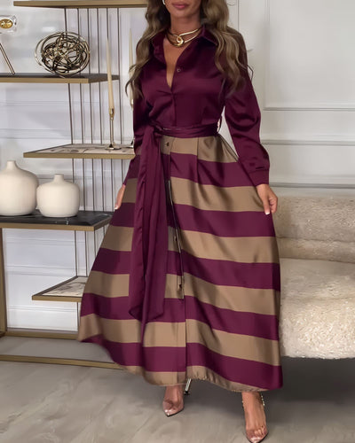 Georgette Elegant Maxi Dress