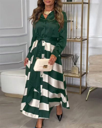 Georgette Elegant Maxi Dress
