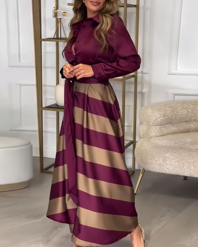 Georgette Elegant Maxi Dress