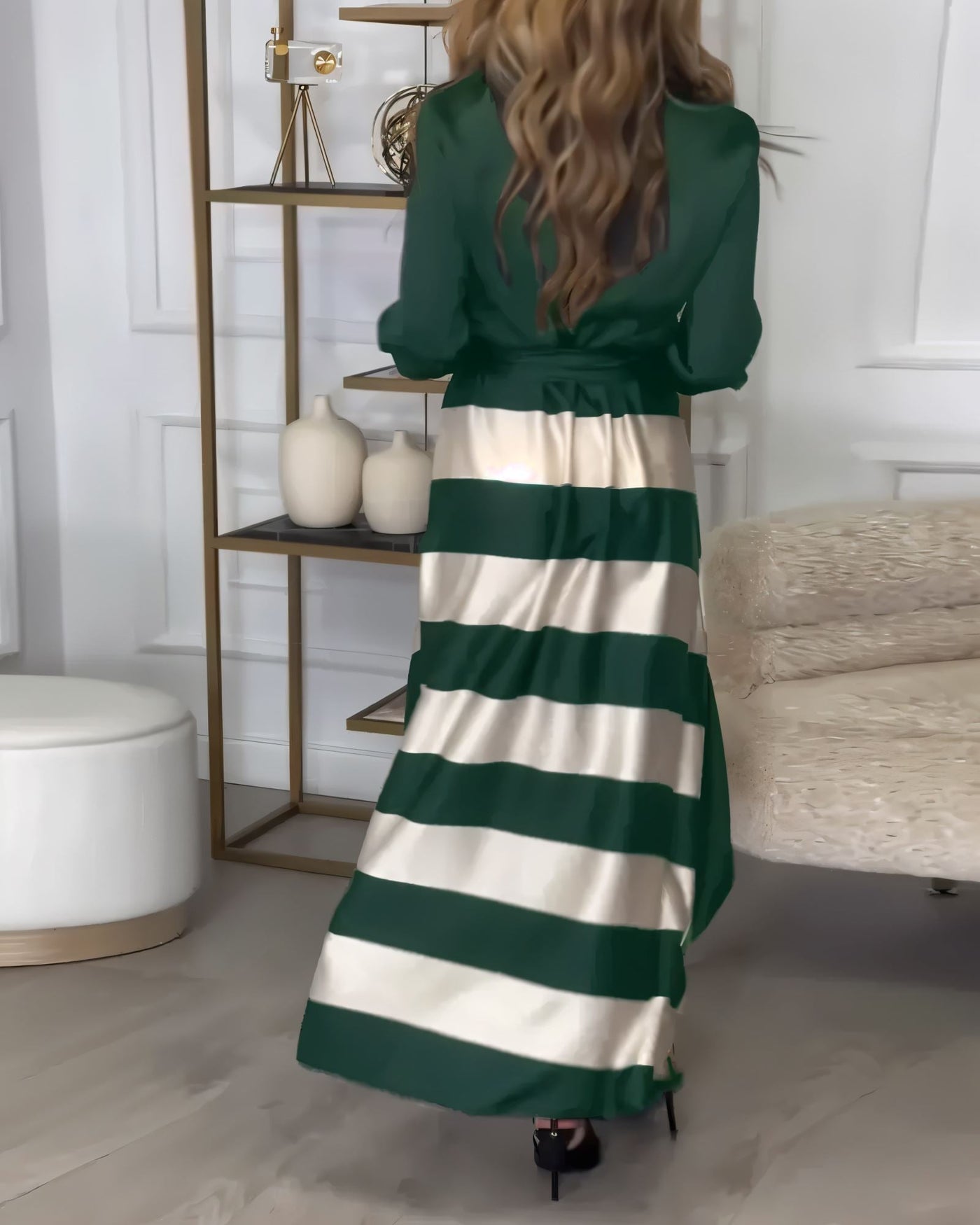 Georgette Elegant Maxi Dress
