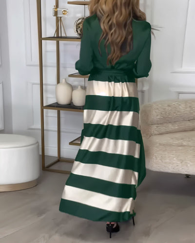 Georgette Elegant Maxi Dress