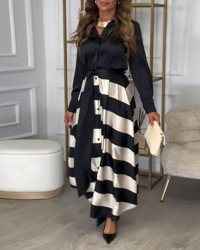 Georgette Elegant Maxi Dress