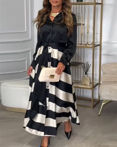 Georgette Elegant Maxi Dress