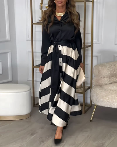 Georgette Elegant Maxi Dress