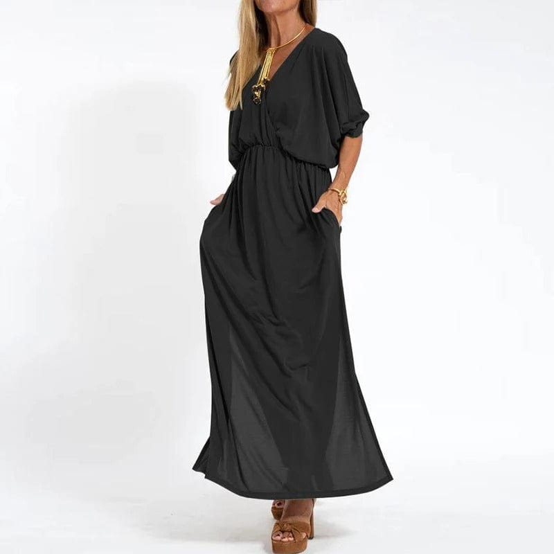 Angelica | Long Vintage Style Summer Dress