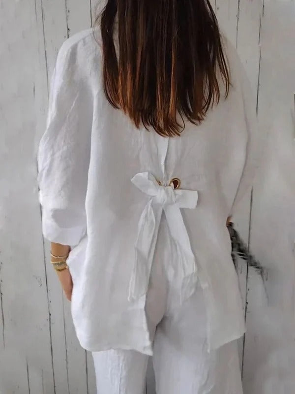 Women's Cotton | Casual Tie-back Shirt