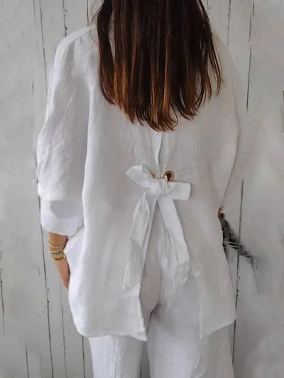 Women's Cotton | Casual Tie-back Shirt